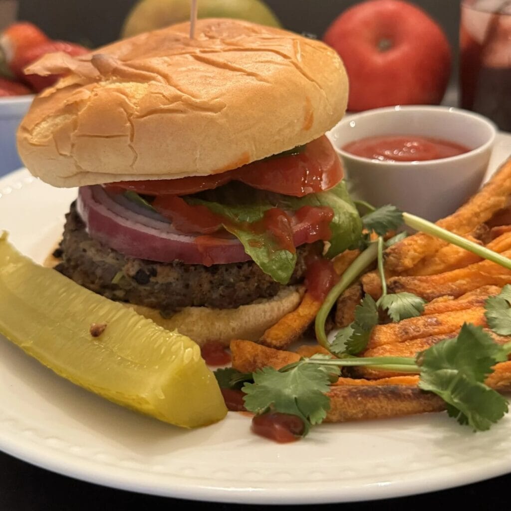 lamb-burger Our twist on a classic - juicy lamb patty with jerk seasoning. A guest favorite.