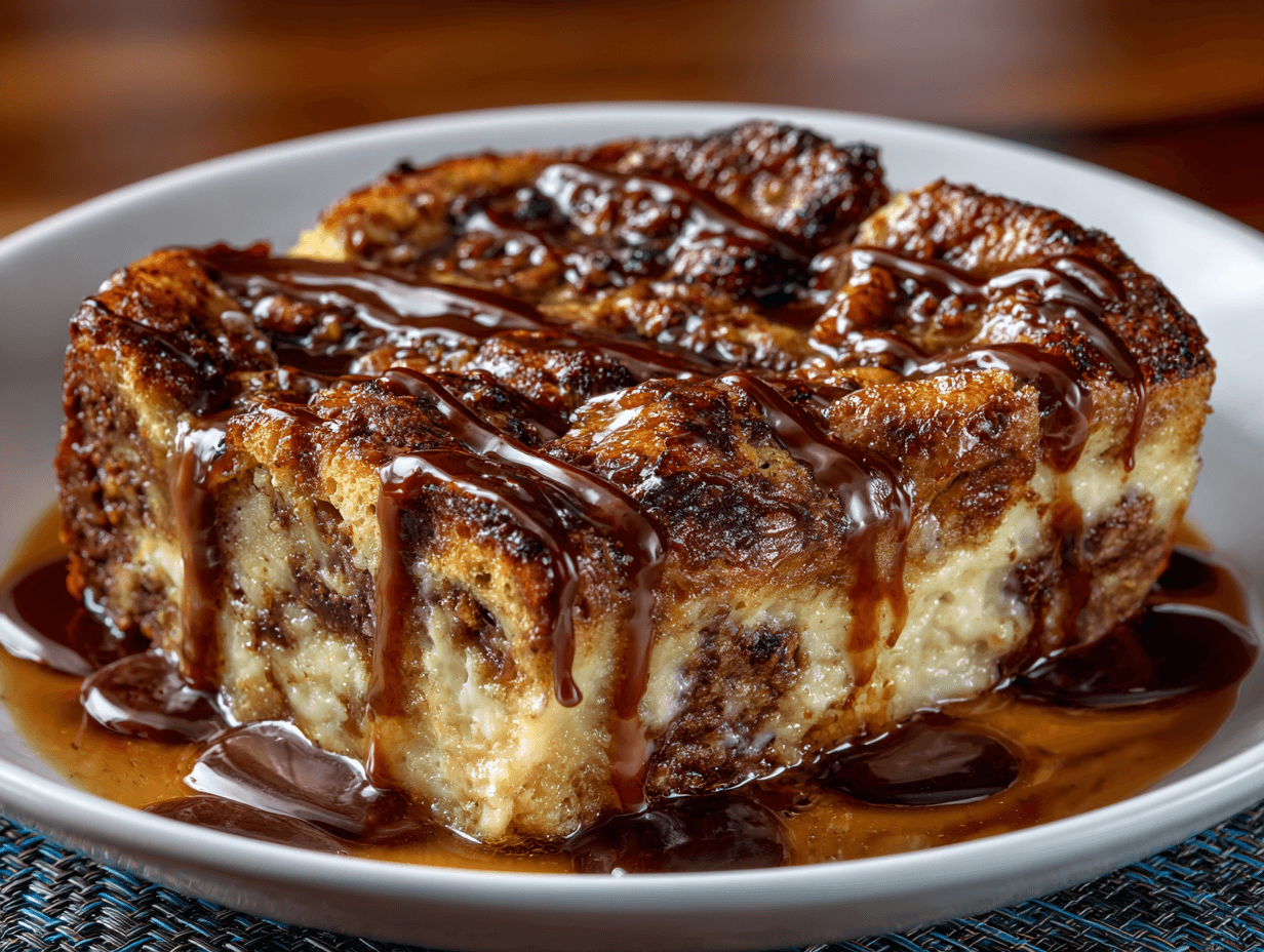 Bailey’s Irish Cream Coffee Bread Pudding