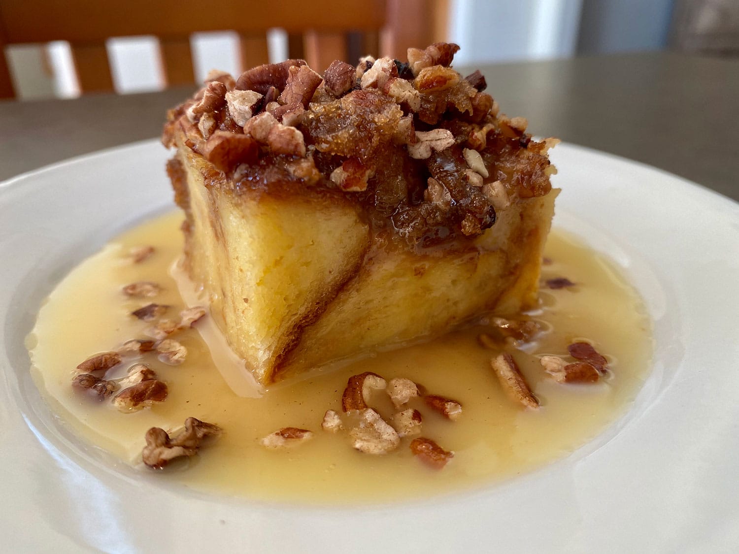 Butter Pecan Bread Pudding